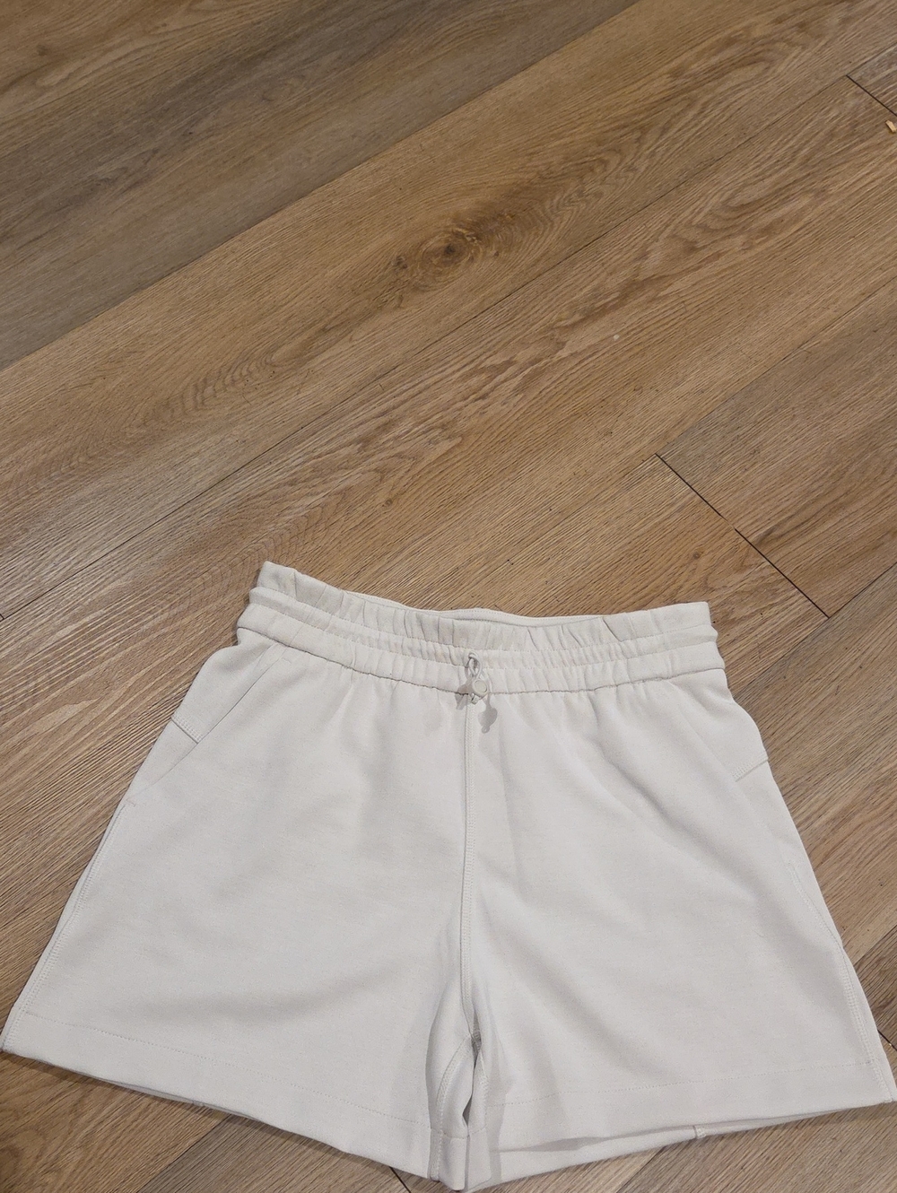 lululemon athletica Women's White Athletic Drawstring Shorts